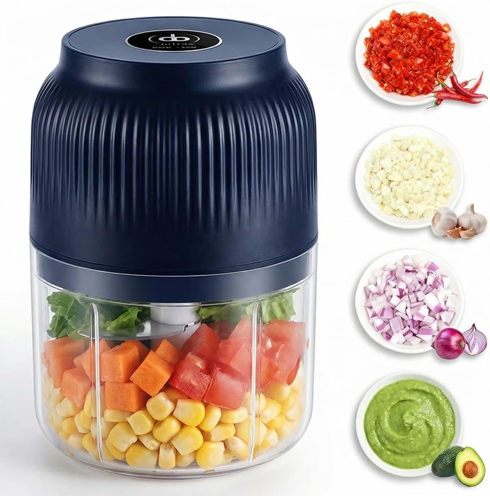 Grain Mill Grinder - مفرمة ثوم كهربائية، مفرمة خضروات محمولة
