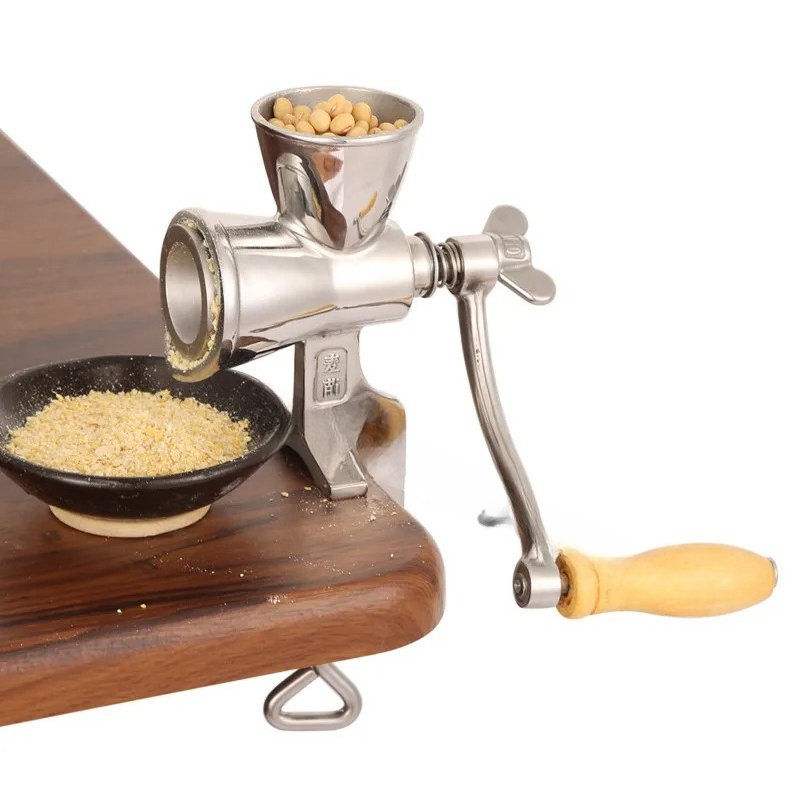مطحنة يدوية من الفولاذ المقاوم - مراجعة Grain Mill Grinder وسعره
