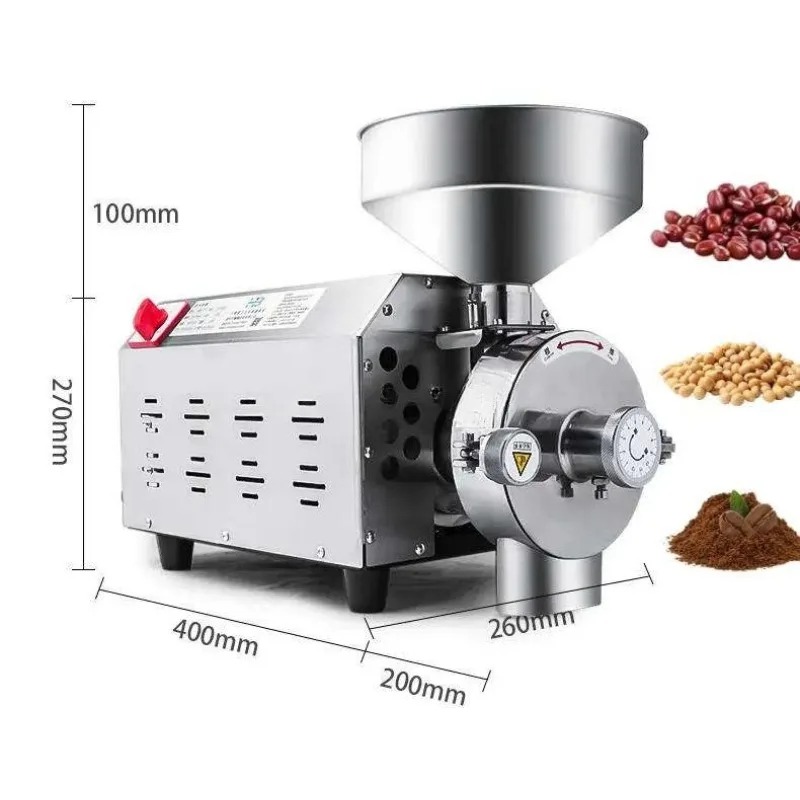 مطحنة حبوب كهربائية تجارية بقو - مراجعة Grain Mill Grinder وسعره