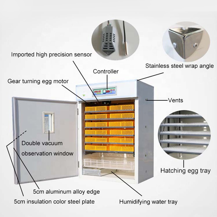 حاضنات بيض آلية بالكامل للدواج - مراجعة Poultry Incubator وسعره