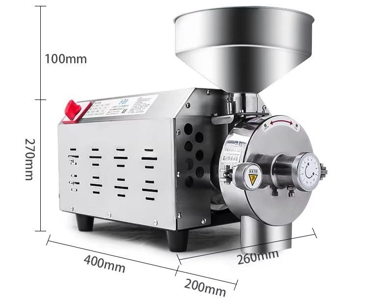 آلة طحن وسحق المساحيق التجارية - مراجعة Grain Mill Grinder وسعره