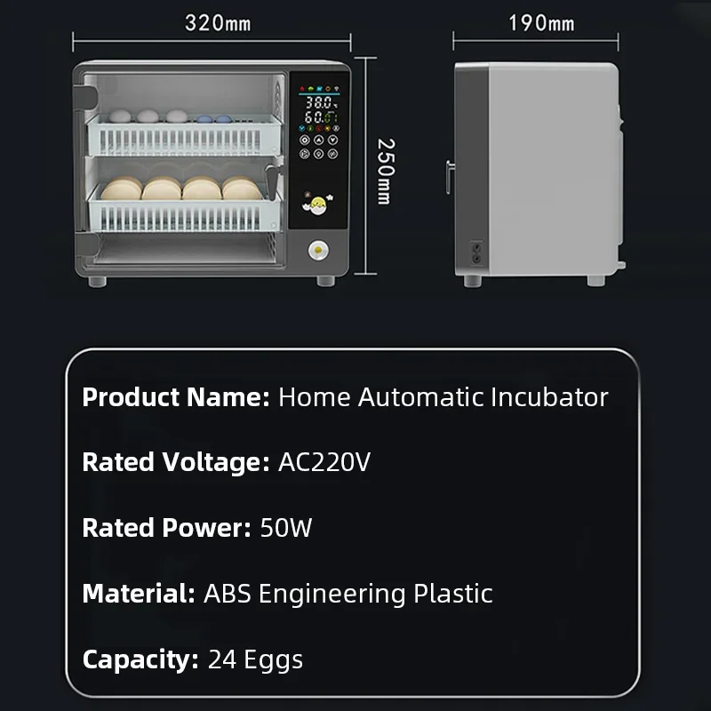 حاضنة بيض ذكية أوتوماتيكية مع  - مراجعة Poultry Incubator وسعره