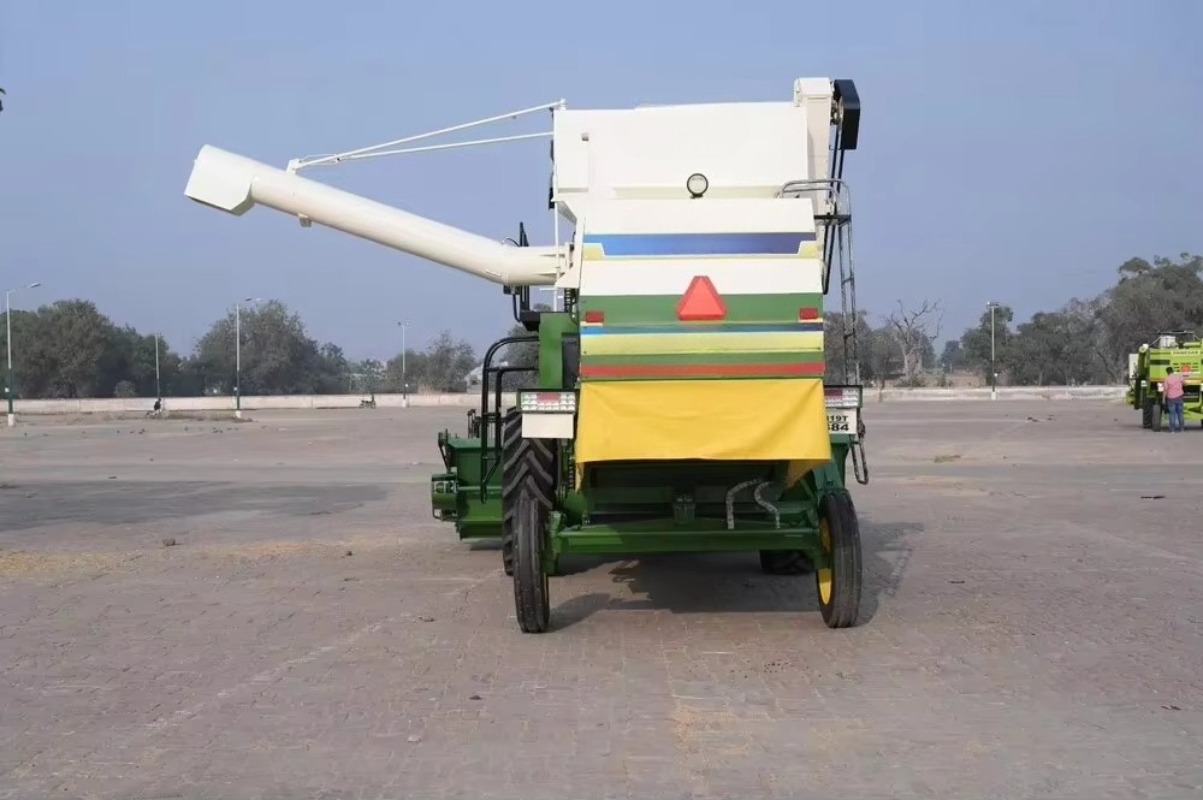 حصادة قمح موفرة للطاقة ذاتية ا - مراجعة Grain Farming Agriculture وسعره